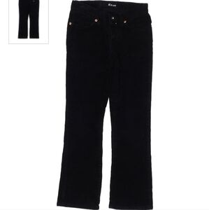 Krew K Slims Black Corduroy Pants Cords Boy's 24 Casual Neutral Basic Everyday